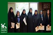 مراسم تجلیل از همکاران  با حجاب برتر در اداره کانون استان تهران